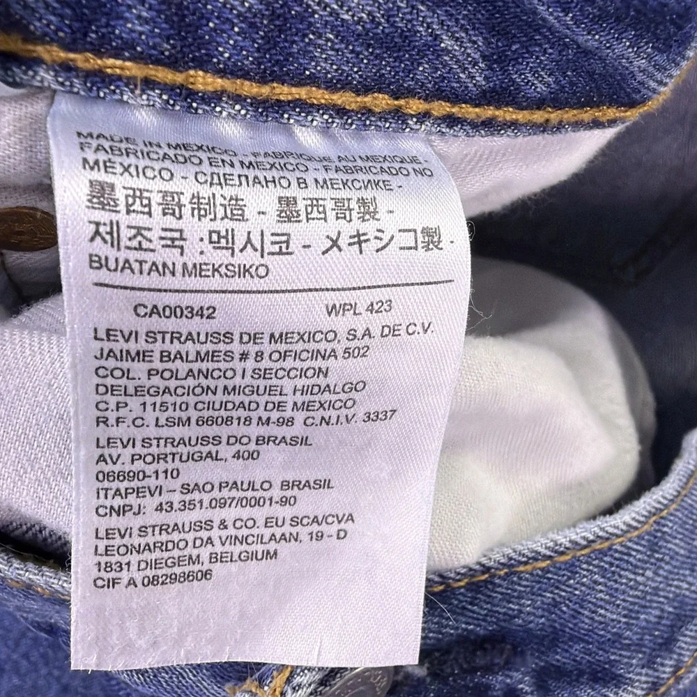 Vintage Levi's 501 Button-Fly Blue Jeans‎ Men's 44x32 Classic